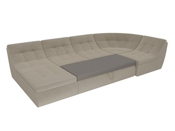 Модульный П-образный диван Холидей, Бежевый (микровельвет) в Вологде - предосмотр 7