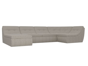 Модульный П-образный диван Холидей, Корфу 02 (рогожка) в Вологде - предосмотр