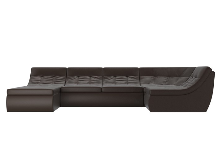 Модульный раскладной диван Холидей, Коричневый (экокожа) в Вологде - изображение 3