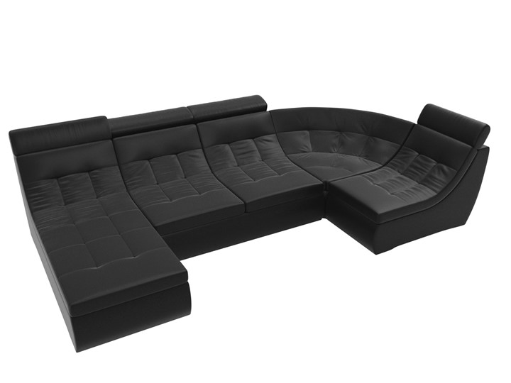 Диван модульный Холидей люкс, Черный (экокожа) в Вологде - изображение 5