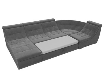 Большой модульный диван Холидей люкс, Серый (велюр) в Вологде - предосмотр 7