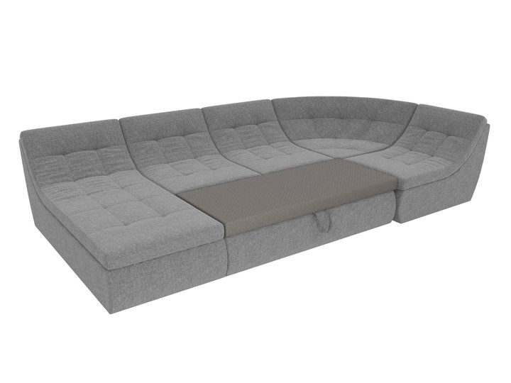 Модульный раскладной диван Холидей, Серый (рогожка) в Вологде - изображение 7
