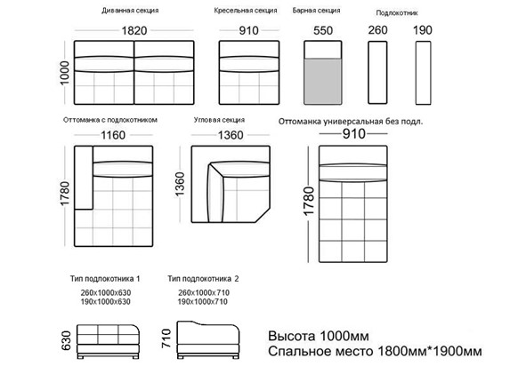 Угловая секция Марчелло 1360х1360х1000 в Вологде - изображение