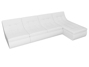 Модульный угловой диван Холидей, Белый (экокожа) в Вологде - предосмотр 3