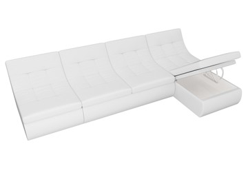 Модульный угловой диван Холидей, Белый (экокожа) в Вологде - предосмотр 7