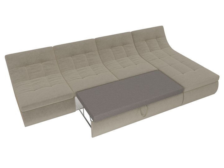 Модульный угловой диван Холидей, Бежевый (микровельвет) в Вологде - изображение 6