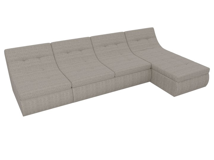 Модульный угловой диван Холидей, Корфу 02 (рогожка) в Вологде - изображение 3