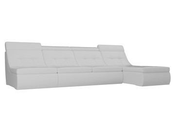 Модульный раскладной диван Холидей люкс, Белый (экокожа) в Вологде - предосмотр