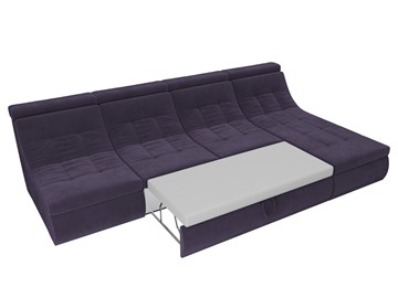 Модульный раскладной диван Холидей люкс, Фиолетовый (велюр) в Вологде - предосмотр 8