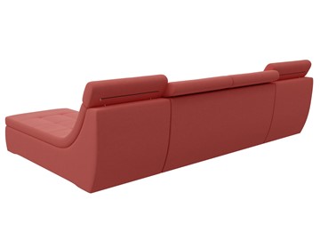Модульный угловой диван Холидей люкс, Коралловый (микровельвет) в Вологде - предосмотр 5