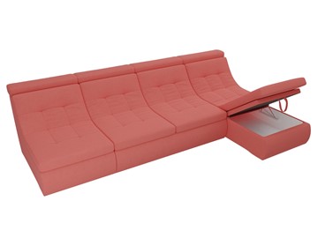 Модульный угловой диван Холидей люкс, Коралловый (микровельвет) в Вологде - предосмотр 7