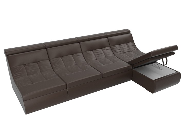 Модульный раскладной диван Холидей люкс, Коричневый (экокожа) в Вологде - изображение 7