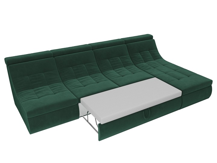 Большой модульный диван Холидей люкс, Зеленый (велюр) в Вологде - изображение 8