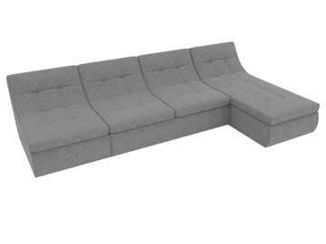 Модульный угловой диван Холидей, Серый (рогожка) в Вологде - предосмотр 3