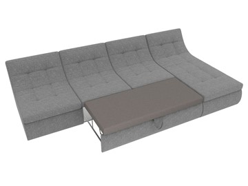 Модульный угловой диван Холидей, Серый (рогожка) в Вологде - предосмотр 6