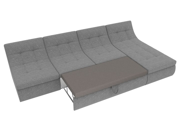 Модульный угловой диван Холидей, Серый (рогожка) в Вологде - изображение 6