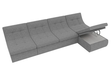 Модульный угловой диван Холидей, Серый (рогожка) в Вологде - предосмотр 7