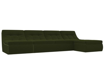 Большой модульный диван Холидей, Зеленый (микровельвет) в Вологде