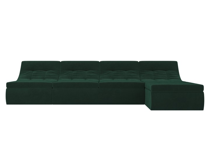 Большой модульный диван Холидей, Зеленый (велюр) в Вологде - изображение 3