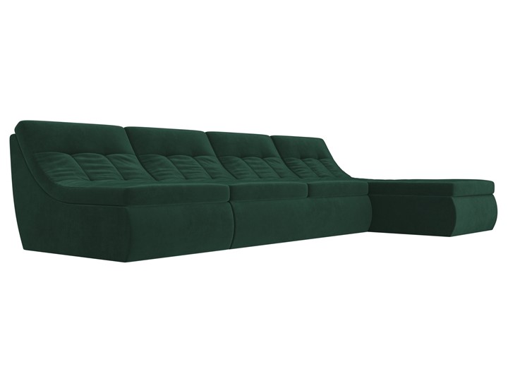 Большой модульный диван Холидей, Зеленый (велюр) в Вологде - изображение 4