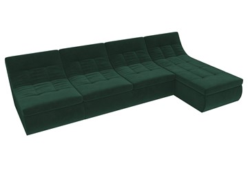 Большой модульный диван Холидей, Зеленый (велюр) в Вологде - предосмотр 5