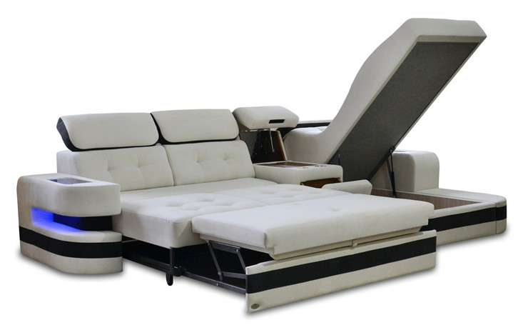 Модульный диван Парламент с оттоманкой и баром в Вологде - изображение 1