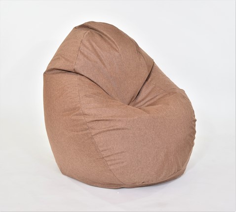 Кресло-мешок Макси, рогожка, 150х100, коричневый в Вологде - изображение