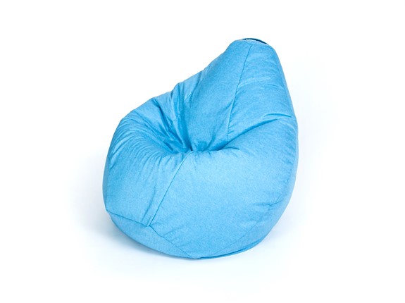 Кресло-мешок Хоум большое, голубое в Вологде - изображение