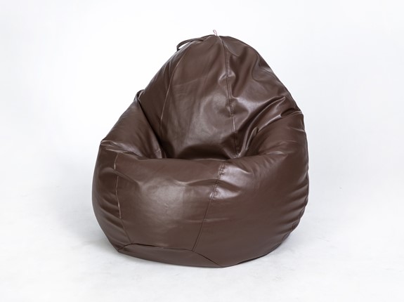 Кресло-мешок Люкс, коричневый в Вологде - изображение