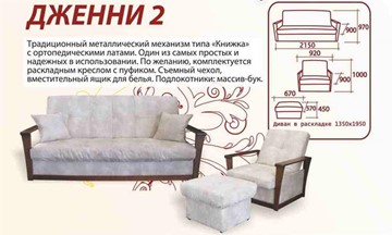 Кресло Дженни 2 БД, Бонель в Вологде - предосмотр 1
