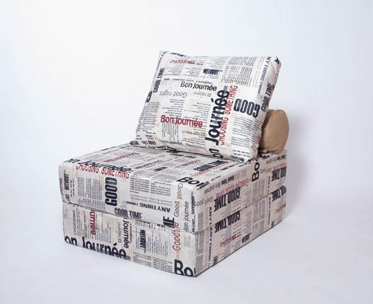 Бескаркасное кресло Прайм, газета в Вологде - изображение