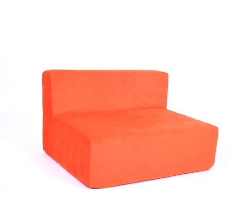 Кресло бескаркасное Тетрис 100х80х60, оранжевое в Вологде - изображение