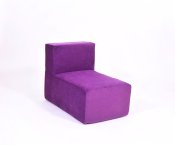 Кресло бескаркасное Тетрис 50х80х60, фиолетовое в Вологде
