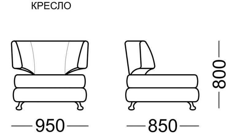Кресло для отдыха Бруно Элита 50 Б в Вологде - изображение 3