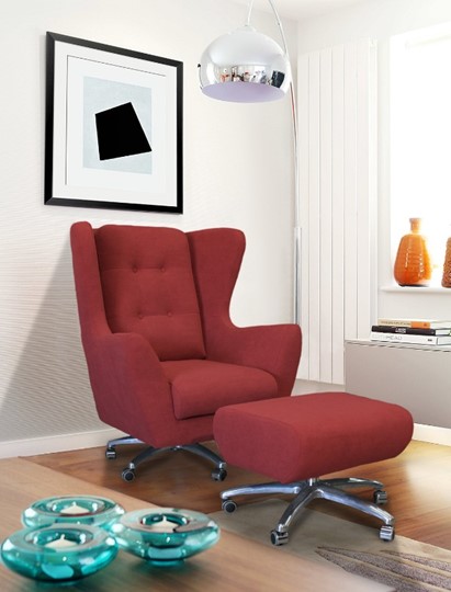 Кресло  мягкое Фиеста на колесиках 900х930х1150 мм в Вологде - изображение 1
