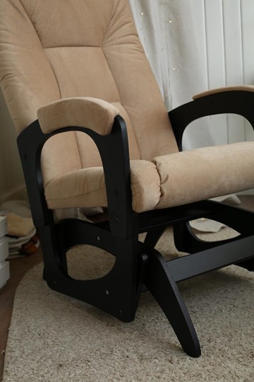 Кресло-качалка Леон маятниковая, ткань AMIGo песок 29-Т-П в Вологде - изображение 8
