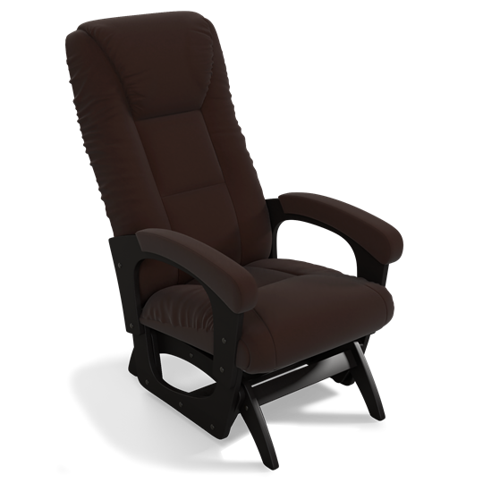 Кресло-качалка Леон маятниковая, ткань AMIGo шоколад 29-Т-Ш в Вологде - изображение 1