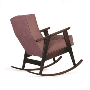 Кресло-качалка Ретро (темный тон / 08 - розовый) в Вологде - предосмотр 1