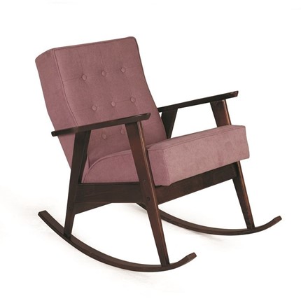 Кресло-качалка Ретро (темный тон / 08 - розовый) в Вологде - изображение