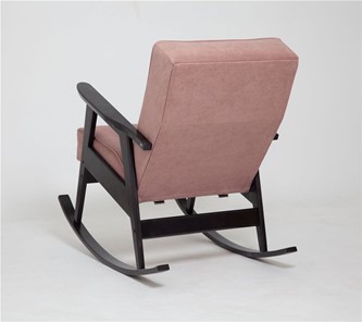 Кресло-качалка Ретро (венге / RS 12 - розовый) в Вологде - предосмотр 1