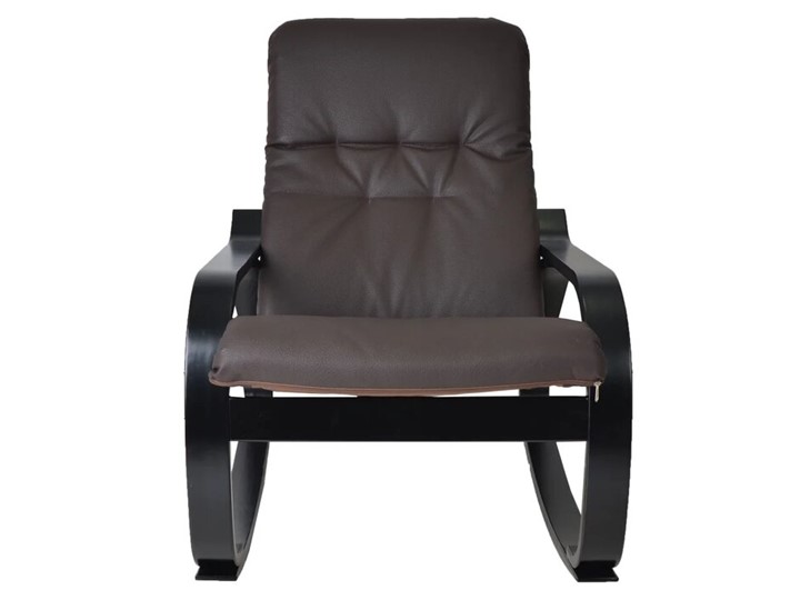 Мягкое кресло Сайма (экокожа шоколад, каркас венге структура) в Вологде - изображение 2