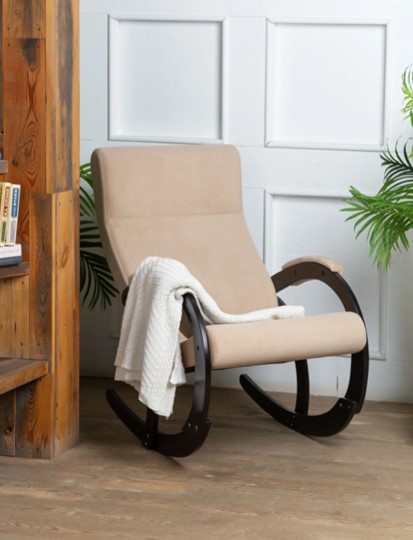 Кресло-качалка Корсика, ткань Amigo Beige 34-Т-AB в Вологде - изображение 7