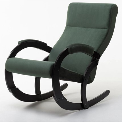 Кресло-качалка в гостиную Корсика, ткань Amigo Green 34-Т-AG в Вологде - изображение