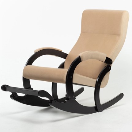 Кресло-качалка в гостиную Марсель, ткань Amigo Beige 33-Т-AB в Вологде - изображение