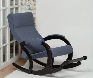 Кресло-качалка в гостиную Марсель, ткань Amigo Navy 33-Т-AN33-Т-AN в Вологде - предосмотр 5