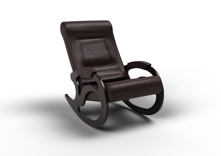 Кресло-качалка Вилла, экокожа крем 11-К-КР в Вологде - изображение 1