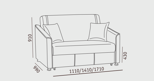 Раскладное кресло Милан 3 (90) в Вологде - изображение 2