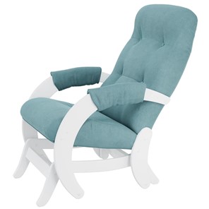 Кресло-маятник Модель 68, ткань ультра минт, каркас молочный дуб в Вологде - предосмотр