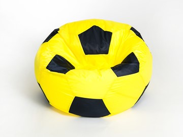 Кресло-мешок Мяч большой, желто-черный в Вологде
