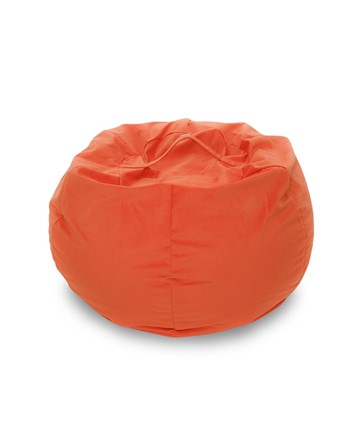 Кресло-мешок Орбита, велюр, оранжевый в Вологде - изображение